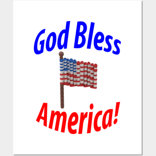 Lego Flag - God Bless America Posters and Art